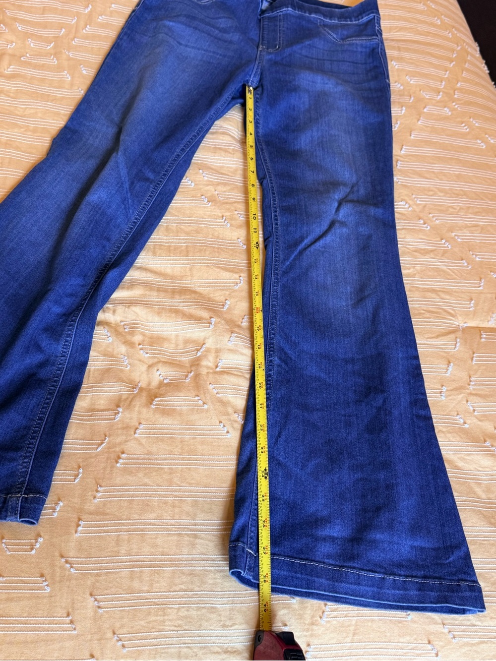 Cello Pull On Flare Jeans in Light Blue - Picture 8 of 10